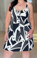 VESTIDO ESTAMPADO GEOMÉTRICO