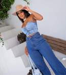 CALÇA WIDE LEG JEANS