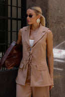 BLAZER AJUSTAVEL POR AMARRAÇÃO E LAPELA ESTRATEGICAS CLARICE