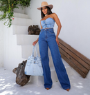 CALÇA WIDE LEG JEANS