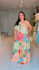 VESTIDO FLORIDO PEÇA ÚNICA