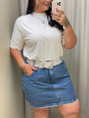 SAIA JEANS COM BRILHO ESTRASS