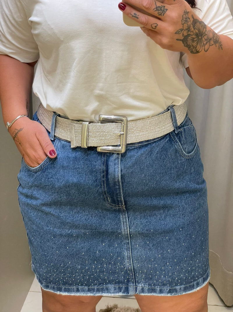 SAIA JEANS COM BRILHO ESTRASS