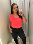 BLUSA SEM MANGA PINK – TAMANHO 46 (PEÇA ÚNICA)
